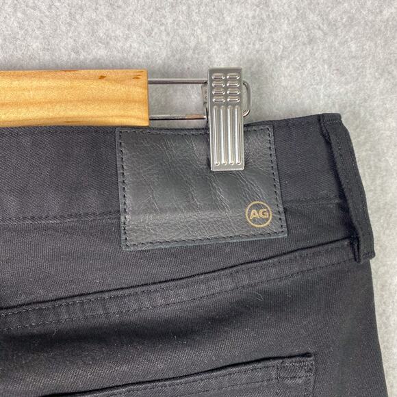 Adriano Goldschmied Mens 31R The Tellis Modern Slim Jeans Black Denim Button Fly - Picture 9 of 12